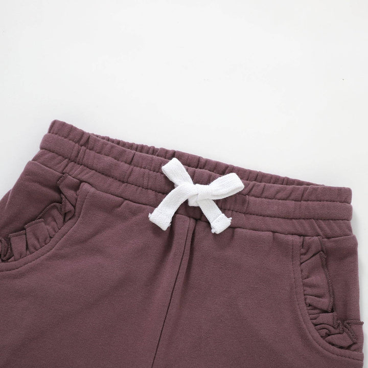 Ruffle Set - Plum: 3T