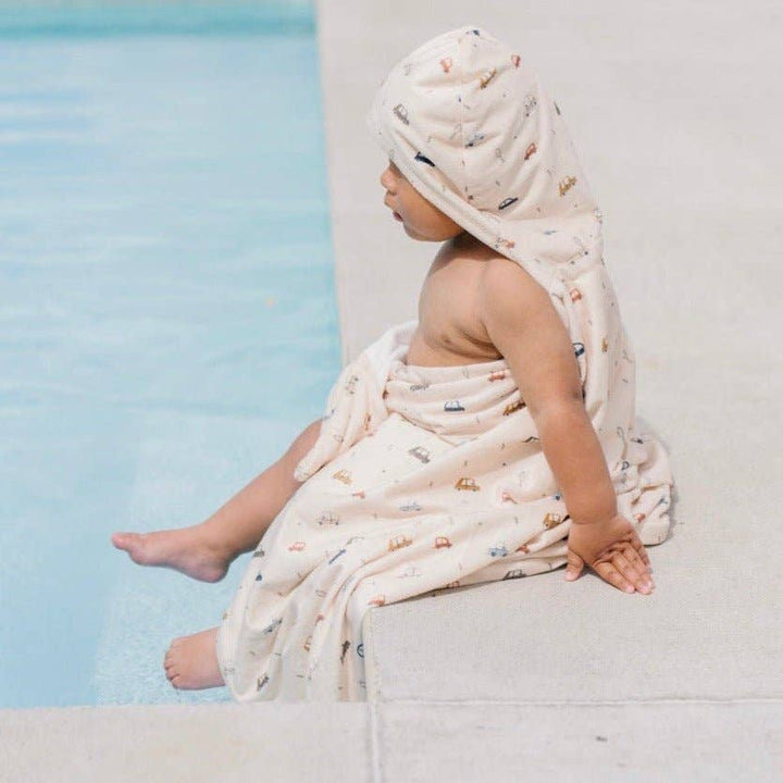 HOODED TOWELS: Tulips / Toddler