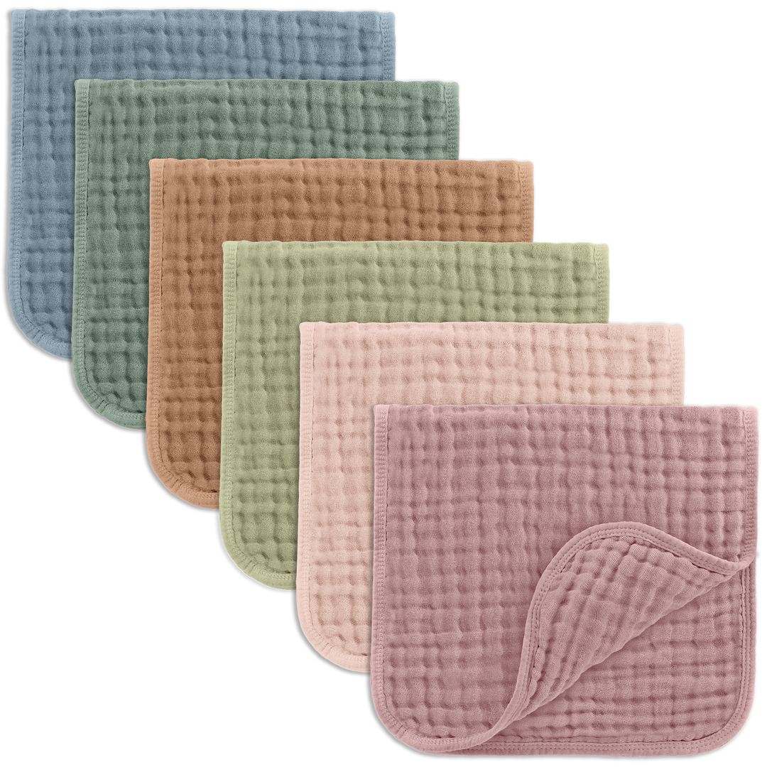 Baby Burp Cloths - 6 Pack