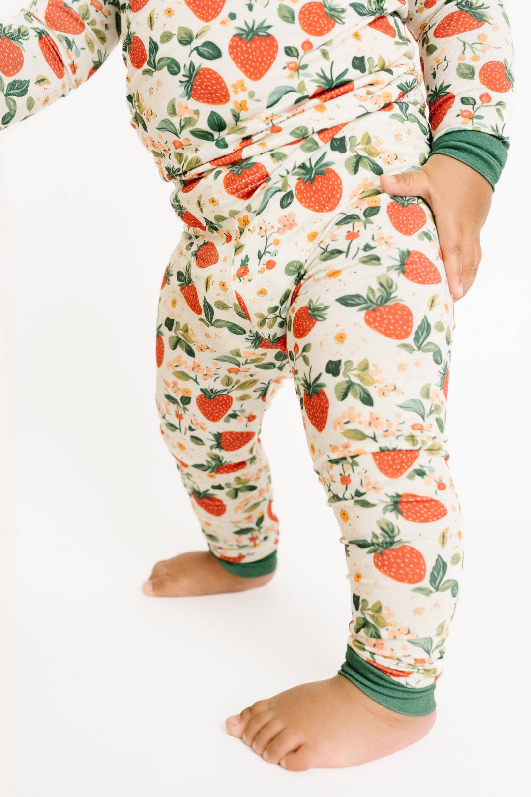 Vintage Strawberry Pajama Set