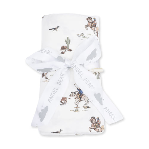Horse Wrangler Swaddle Blanket