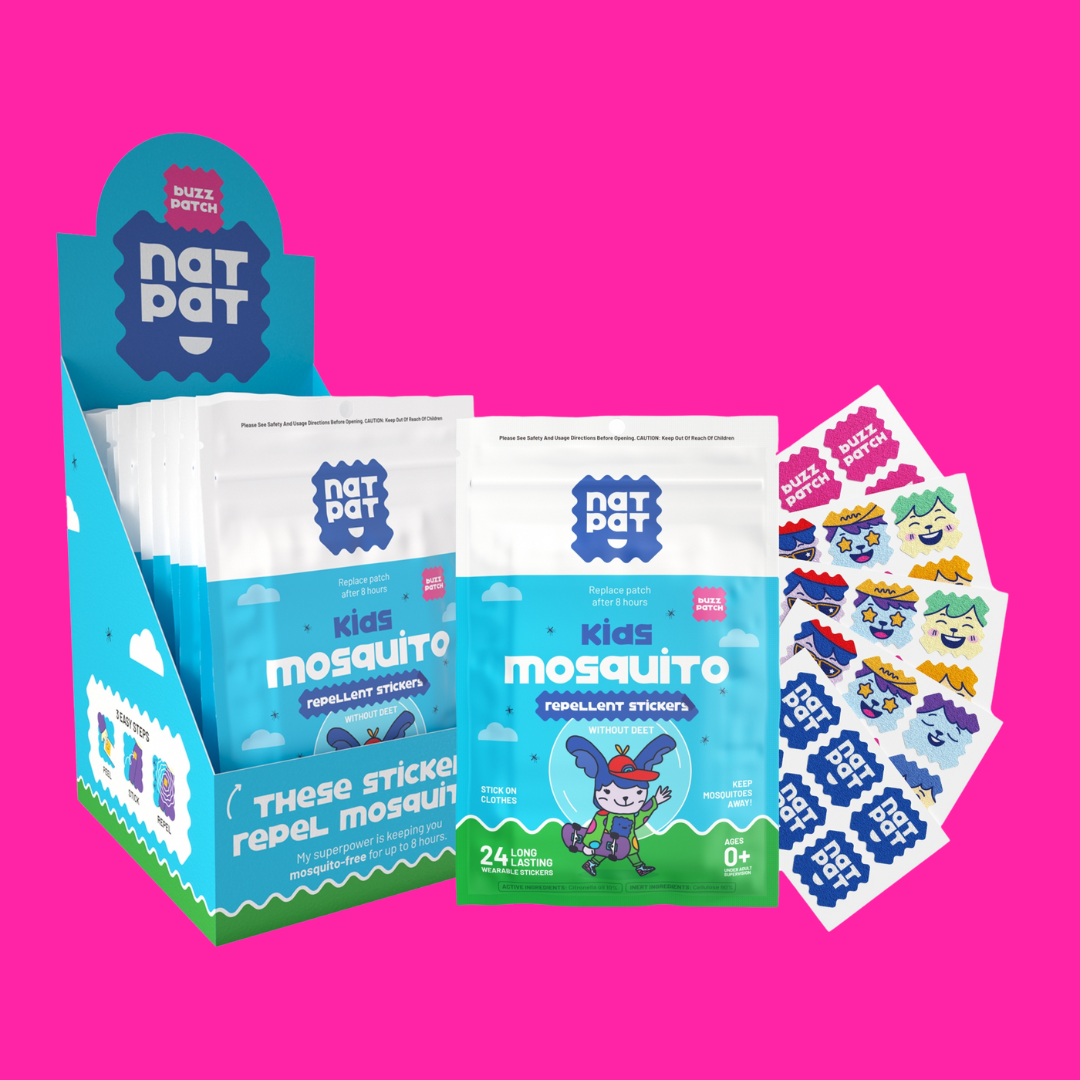 NATPAT Buzzpatch Mosquito & Insect Repellant Stickers - Thumbnail 2