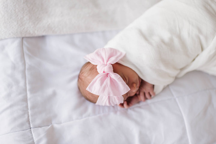 THE KNOT Soft nylon headband: pink