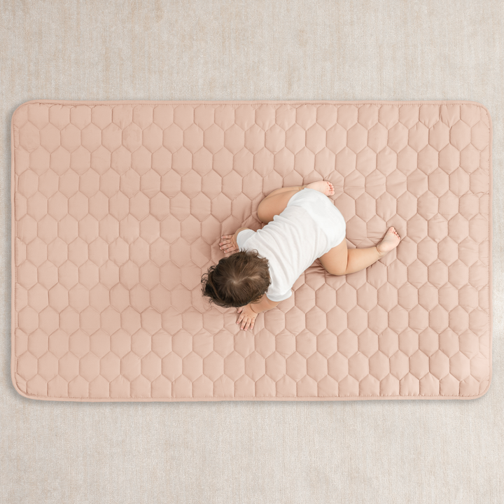 Quilted Baby Mat  Square 56" X 56"
