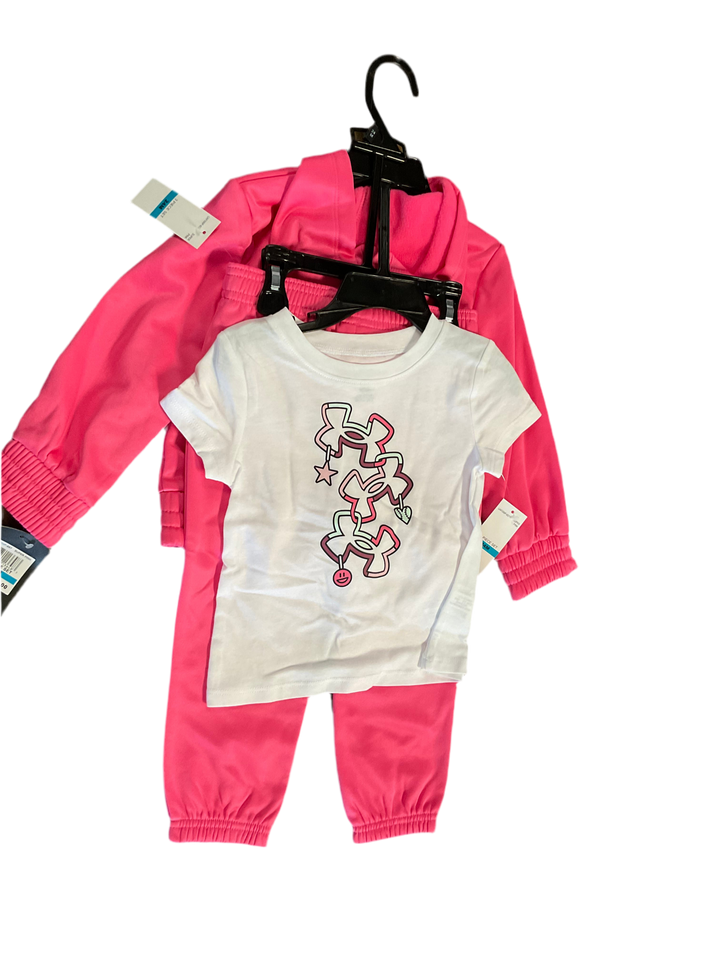 SUPER PINK UNDERARMOUR SWEAT SET