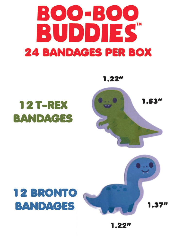 Brontosaurs and T-Rex Bandages