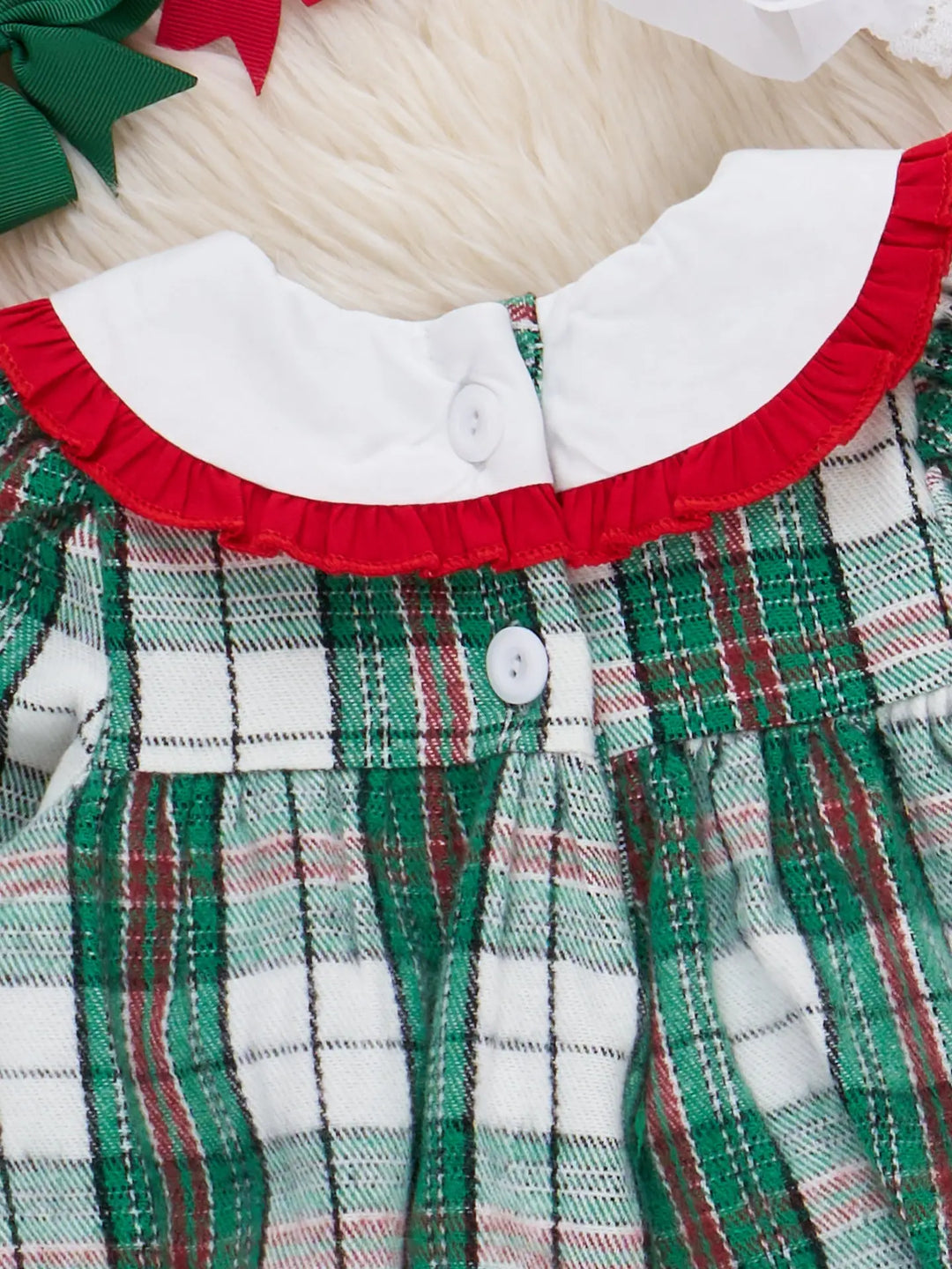 Green Holiday Plaid Dress