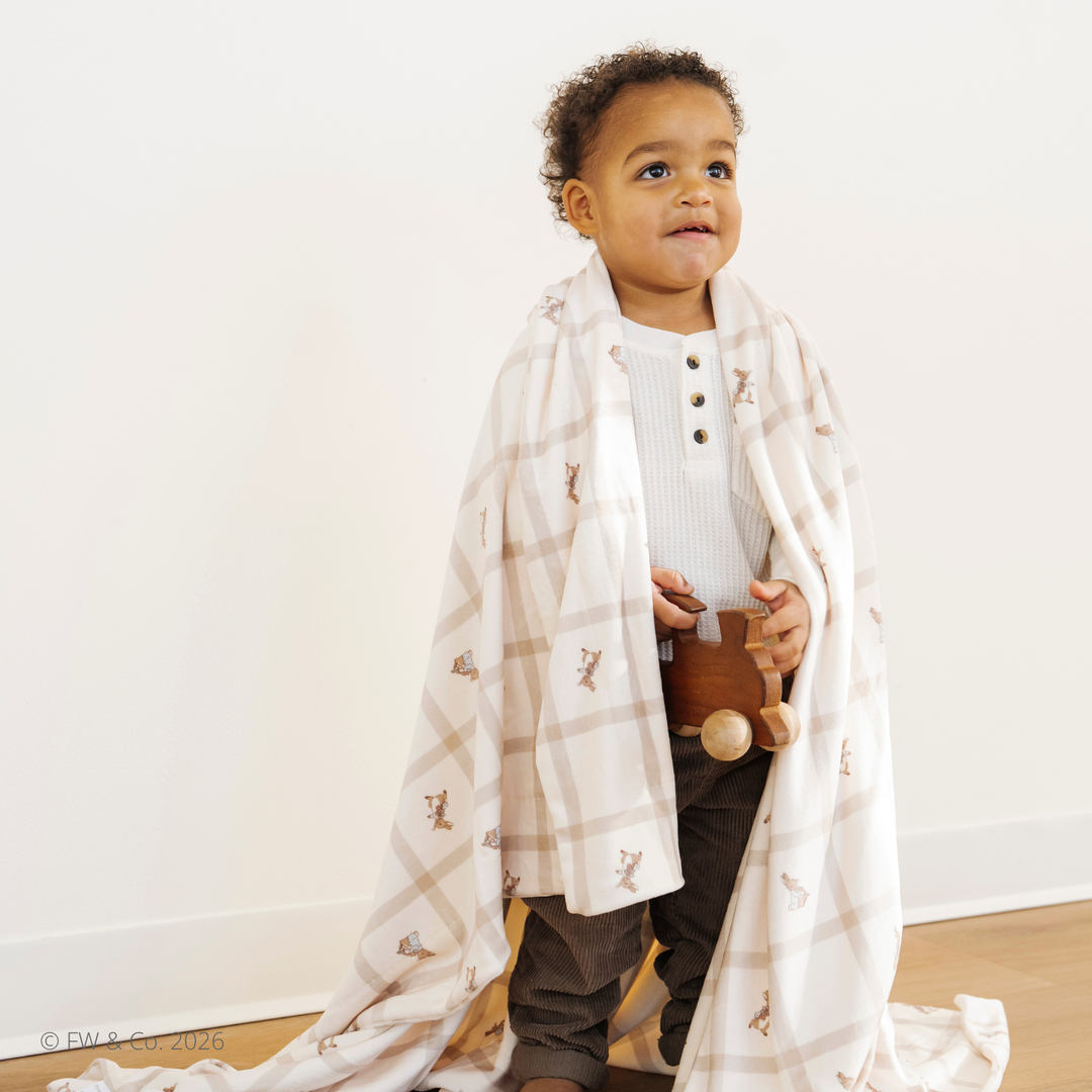 PETER RABBIT™ MINKY STRETCH LUXE BLANKETS: Mini