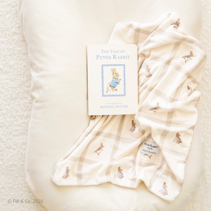 PETER RABBIT™ MINKY STRETCH LUXE BLANKETS: Receiving