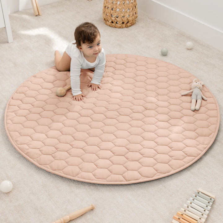 Quilted Baby Mat  Square 56" X 56"