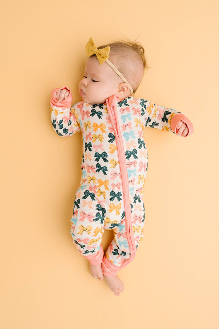 Boho Bows Bamboo Sleeper: Newborn