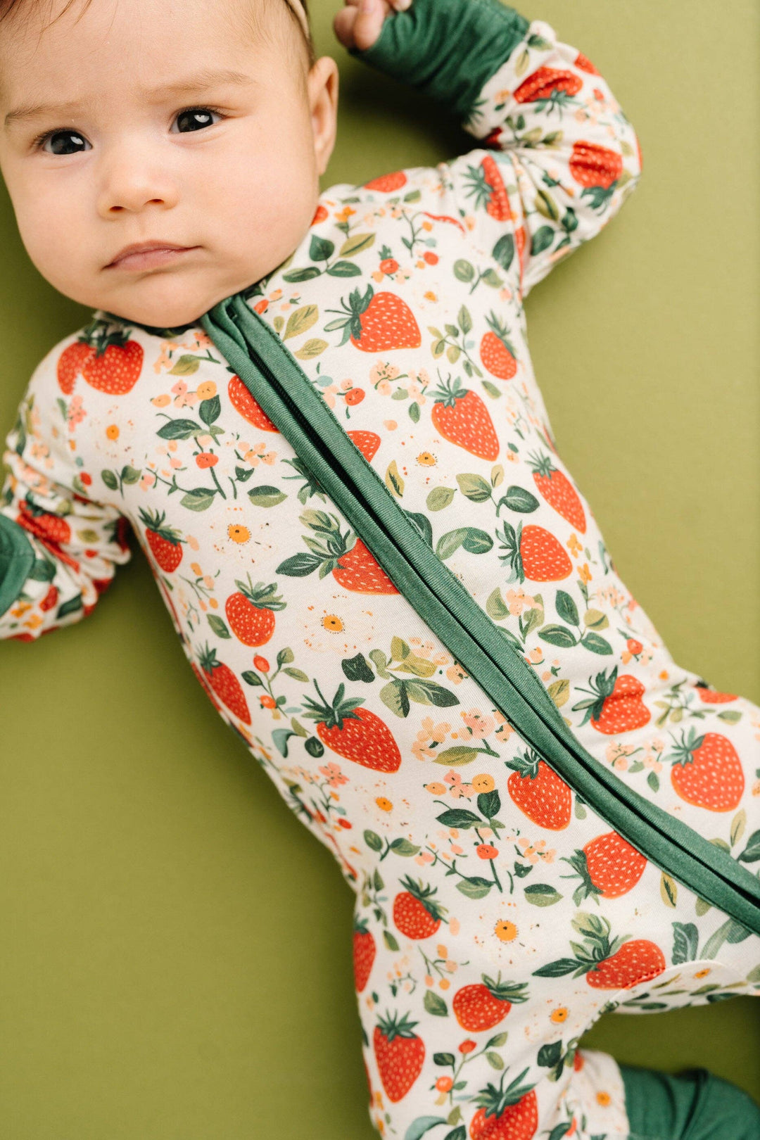 Vintage Strawberry Bamboo Convertible Sleeper