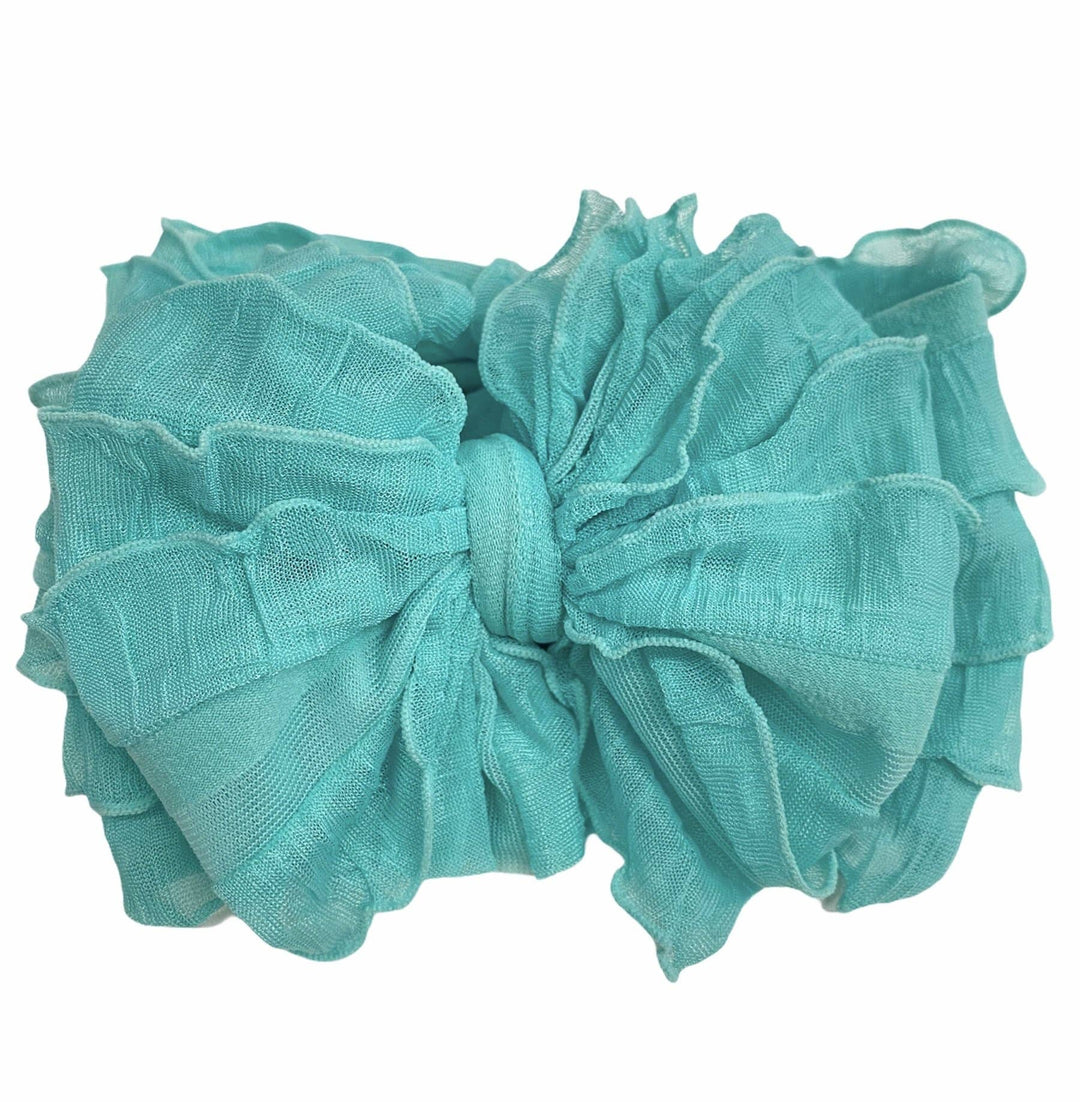 Cool Mint | Ruffled Baby Headband