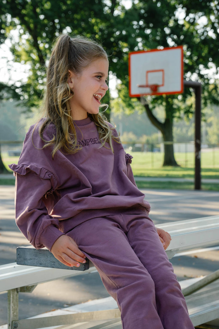 Ruffle Set - Plum: 6T