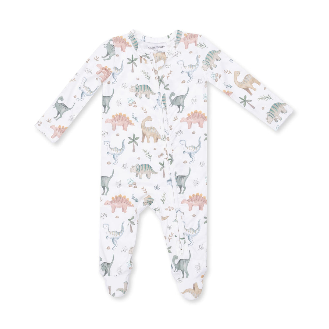 Sweet Baby Dinos Zip Footie