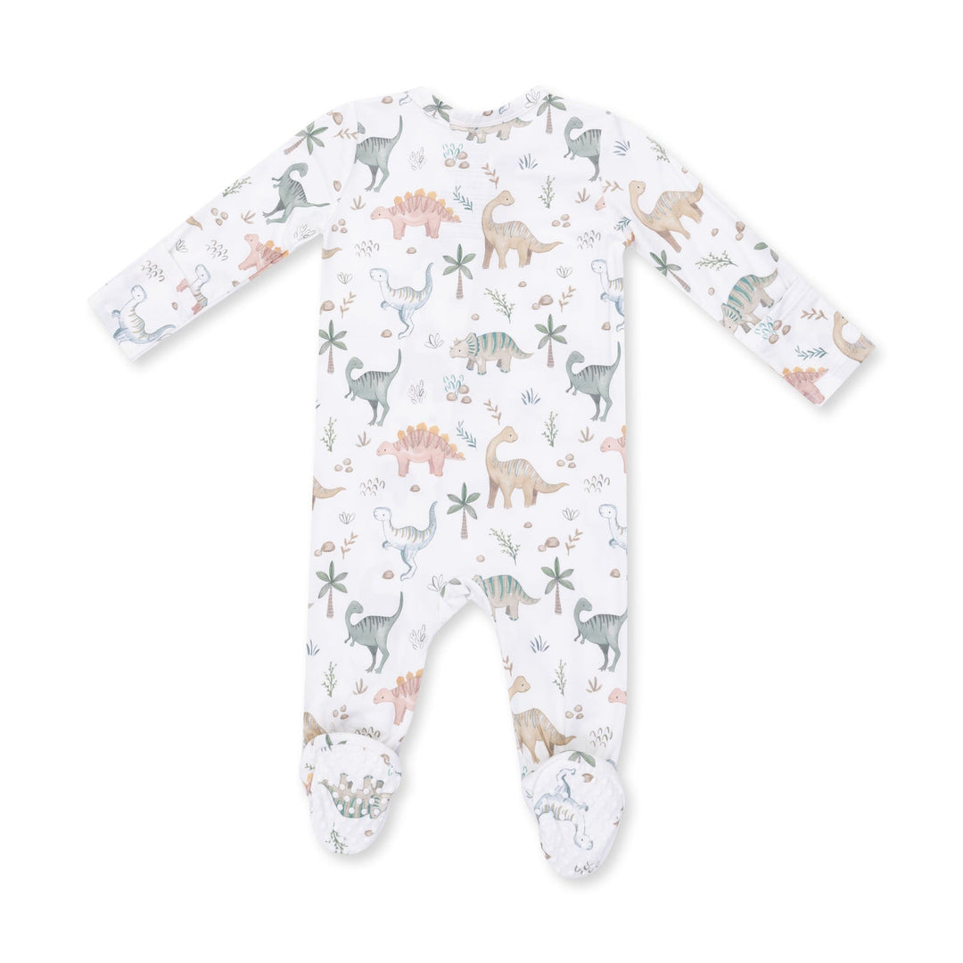 Sweet Baby Dinos Zip Footie