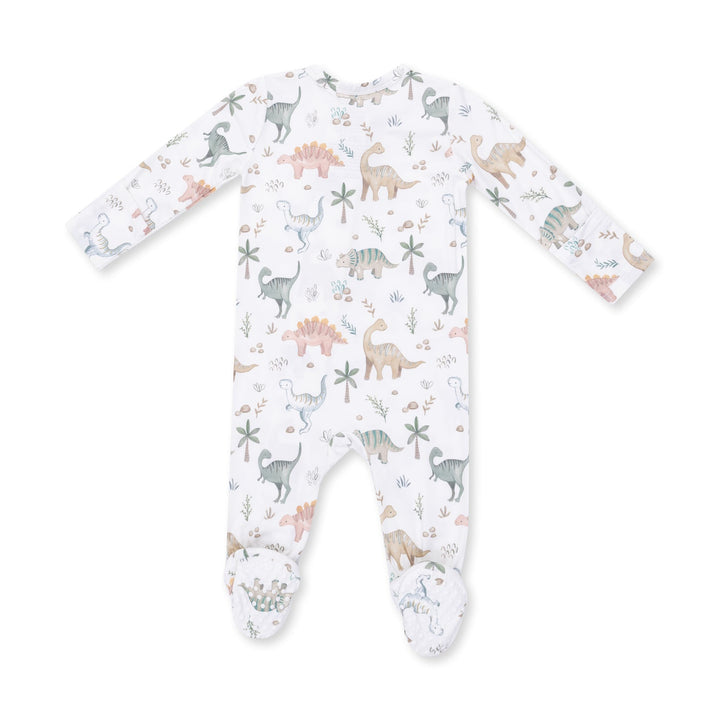 Sweet Baby Dinos Zip Footie