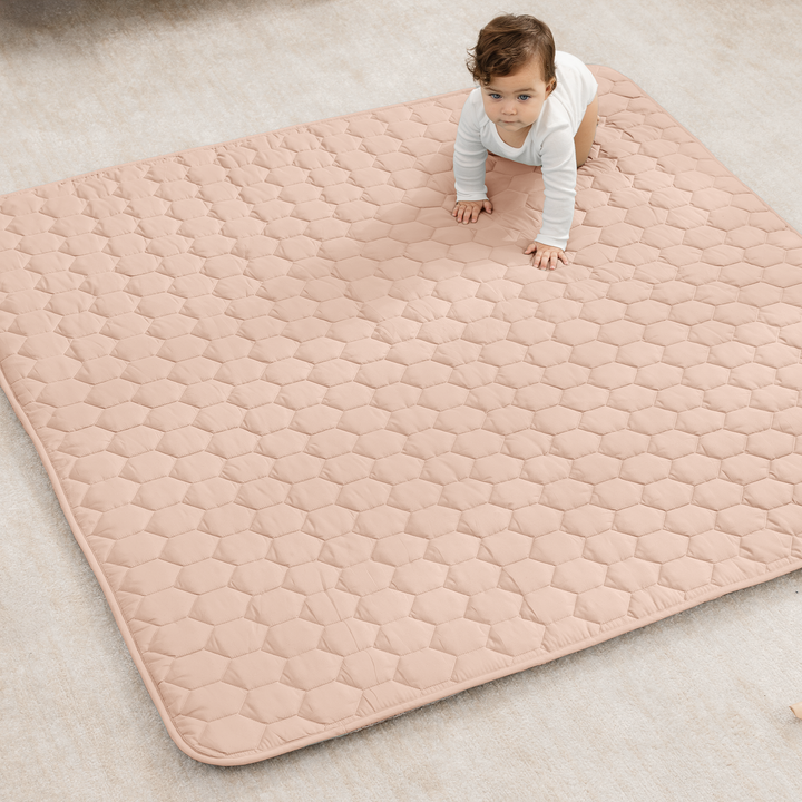 Quilted Baby Mat  Square 56" X 56"