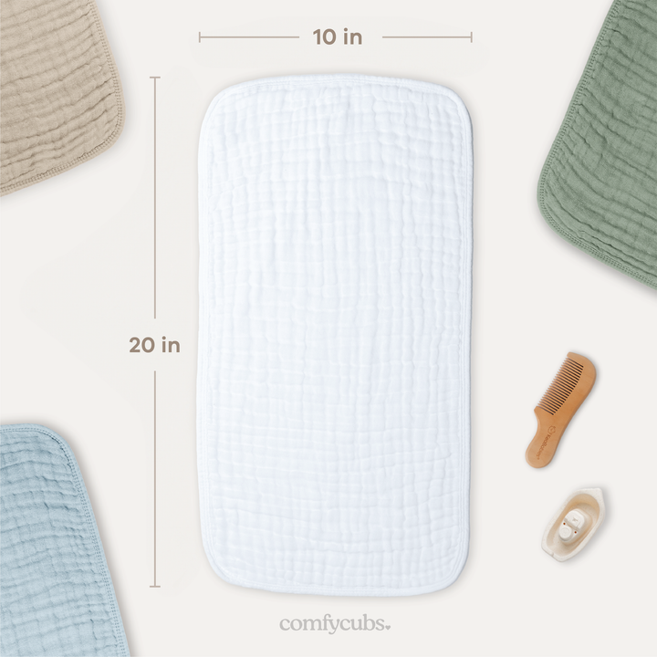 Baby Burp Cloths - 6 Pack