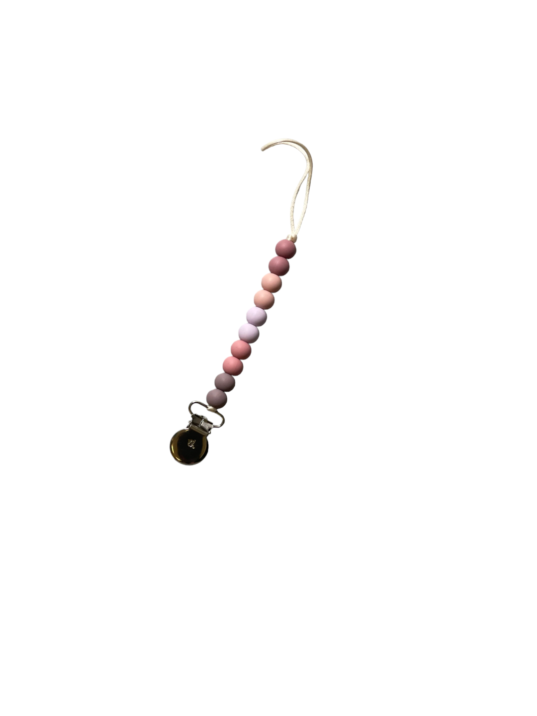 Molly Petite Pacifier/Toy Clip: Misty Rose