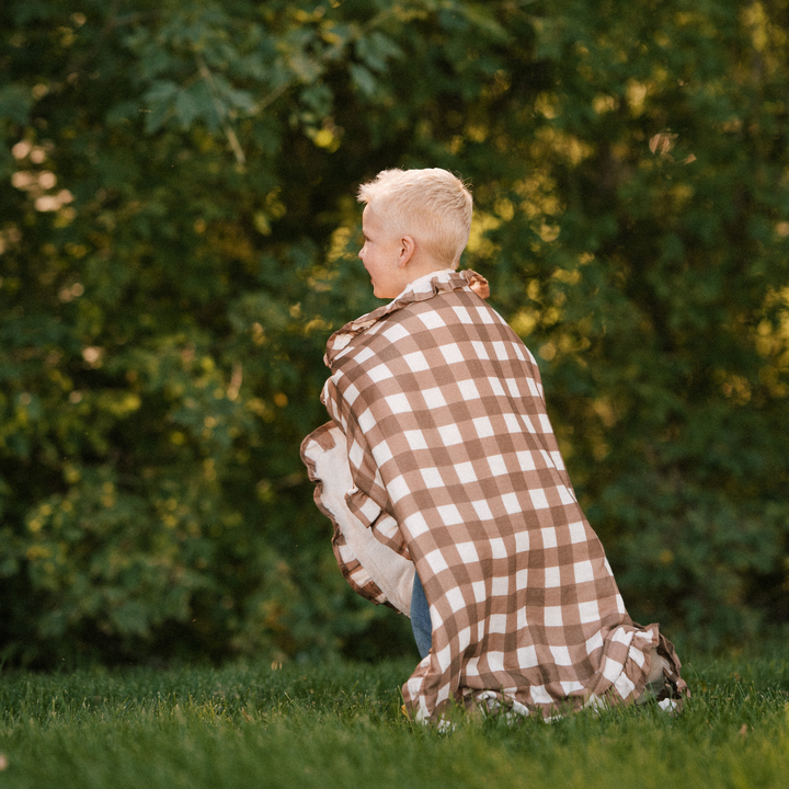 BRIE MATTHEWS BAMBOO RAYON MUSLIN/LUSH BLANKETS: Bee / Mini