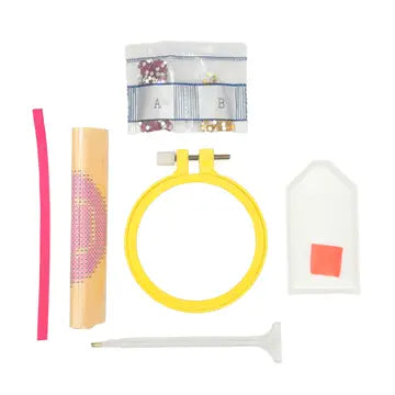 Smile Gem Art in Hoop