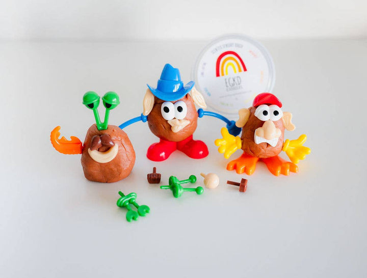 Mr. Dough-tato Head (Root Beer) Sensory Play Dough Kit: Scented