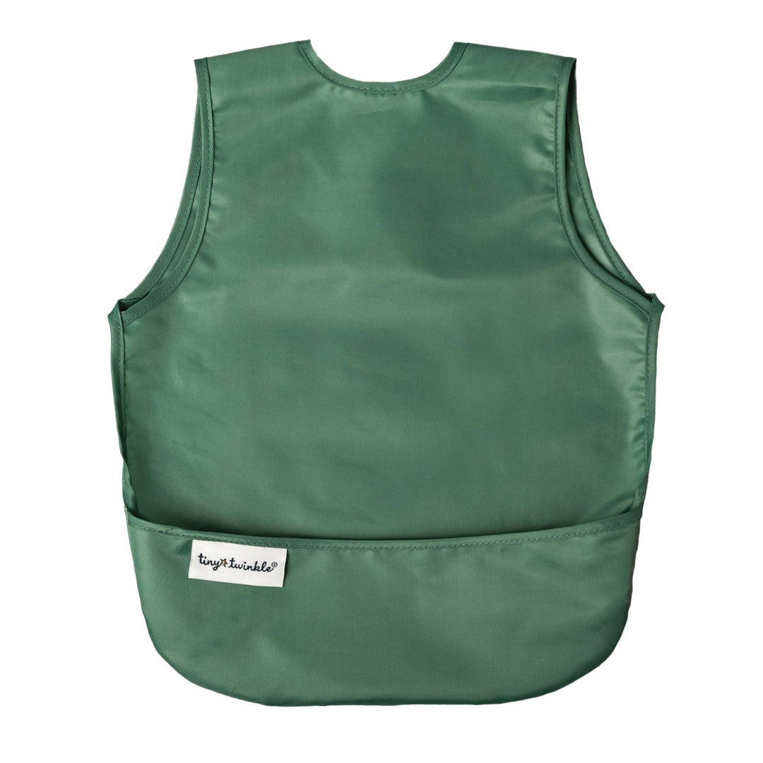 Mess-proof Apron Bibs: Olive Green / Small