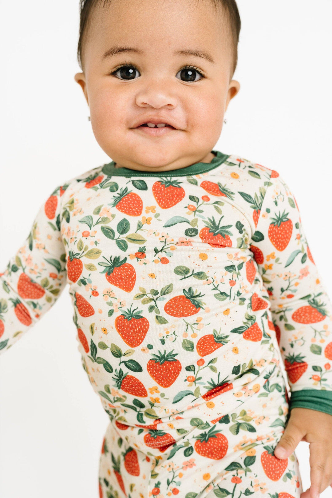 Vintage Strawberry Pajama Set