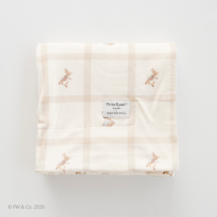 PETER RABBIT™ MINKY STRETCH LUXE BLANKETS: Receiving