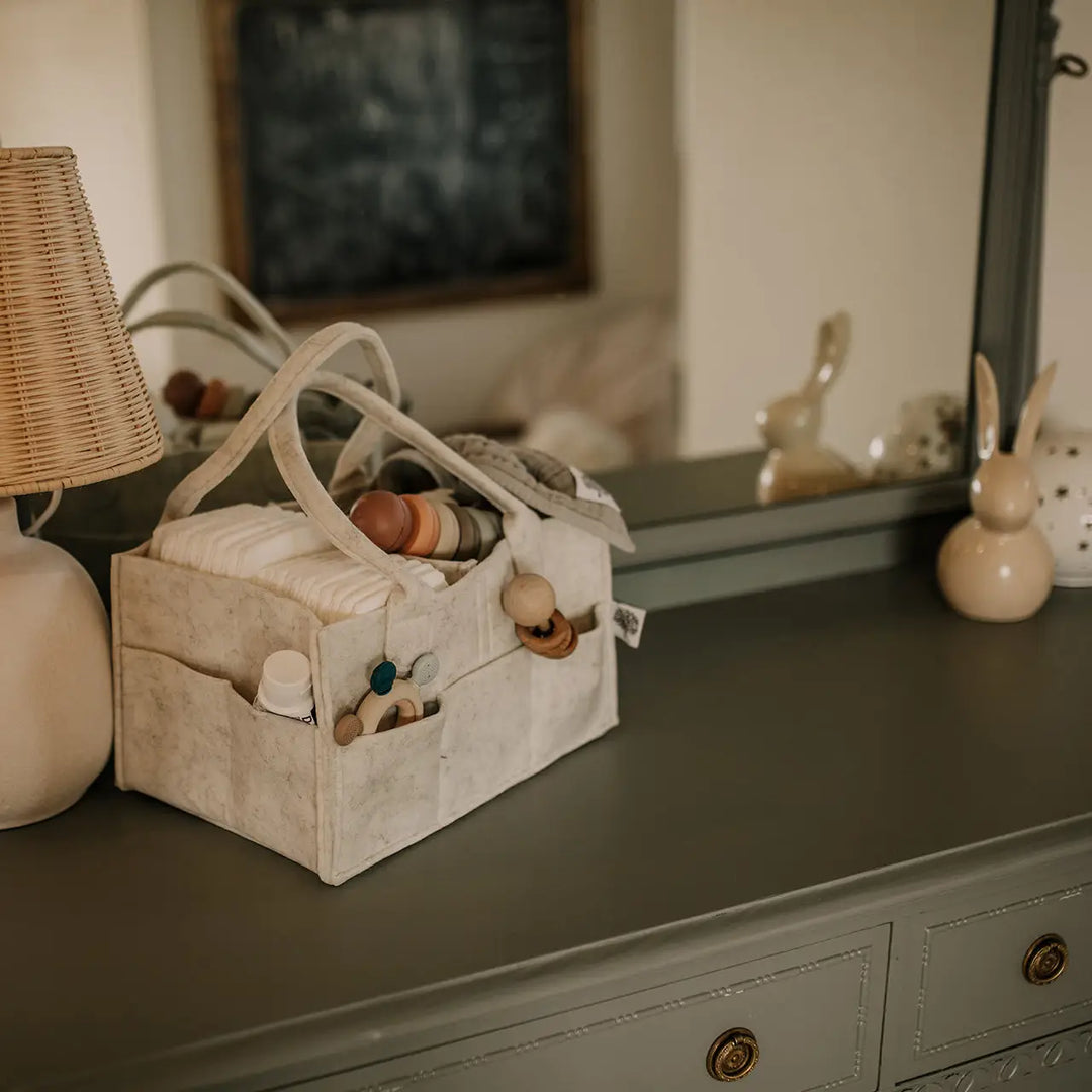 Diaper Caddy- White