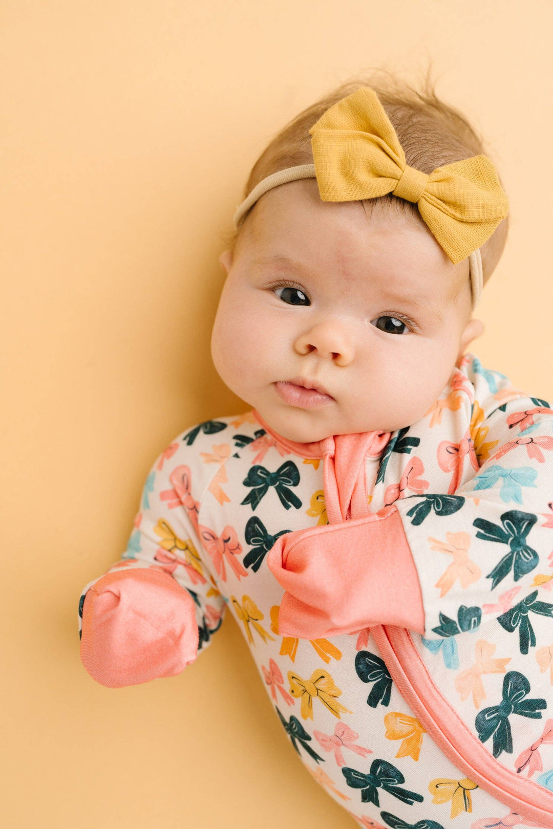 Boho Bows Bamboo Sleeper: 6-12M