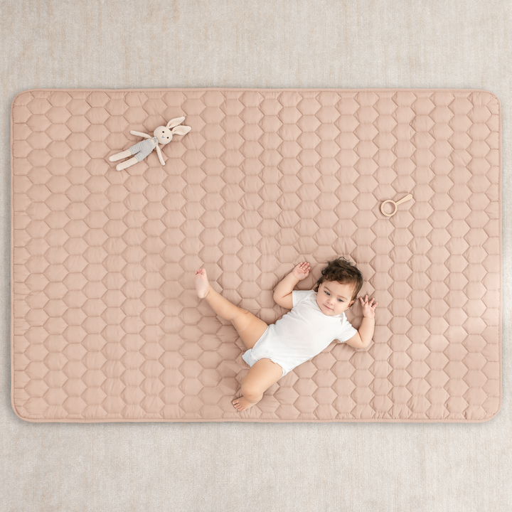 Quilted Baby Mat  Square 56" X 56"