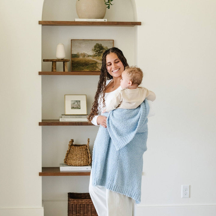 BAMBONI® RECEIVING BLANKETS: Sage