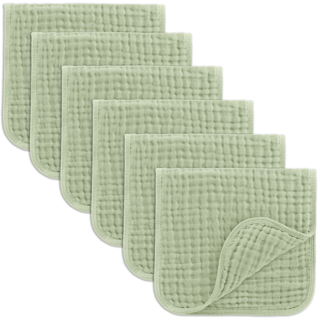 Baby Burp Cloths - 6 Pack