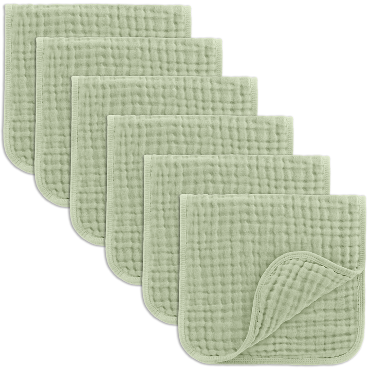 Baby Burp Cloths - 6 Pack