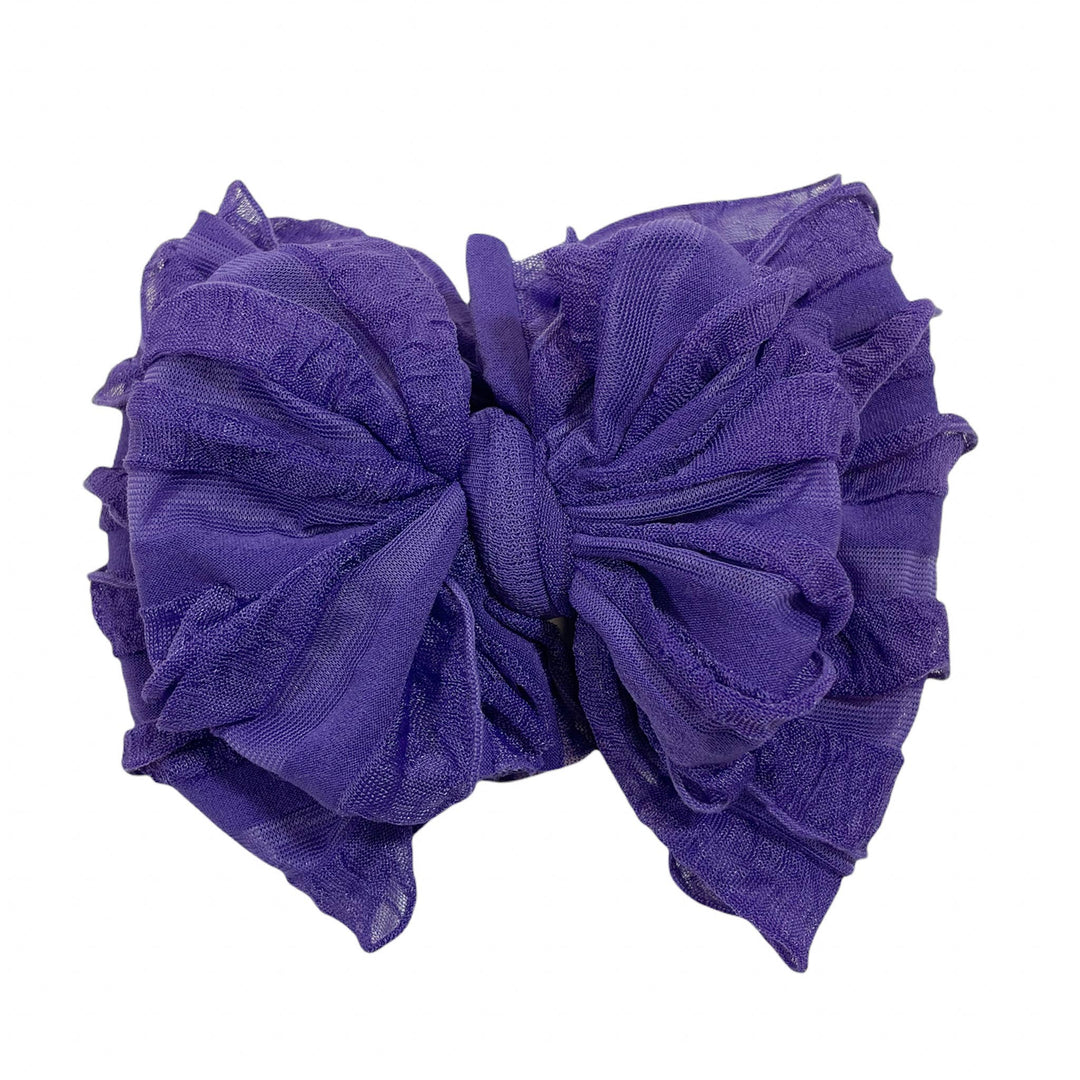 Grape | Ruffled Baby Headband