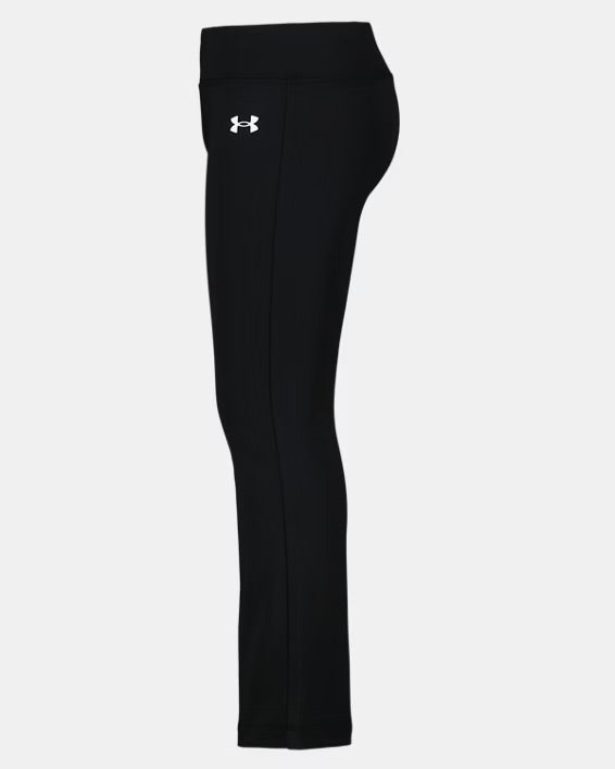 GIRLS UNDER ARMOUR BLACK FLARE LEGGINGS