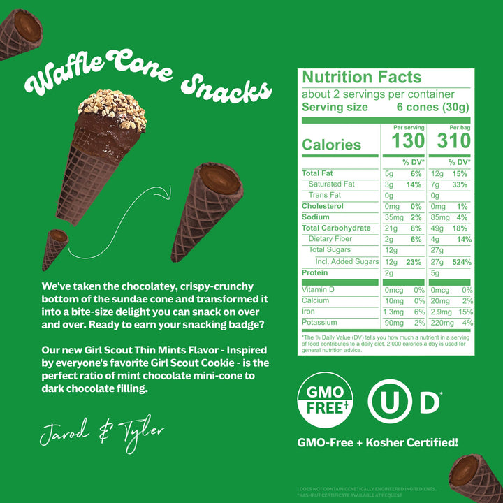 Girl Scout Thin Mint™ Bite-Sized Waffle Cones Snacks