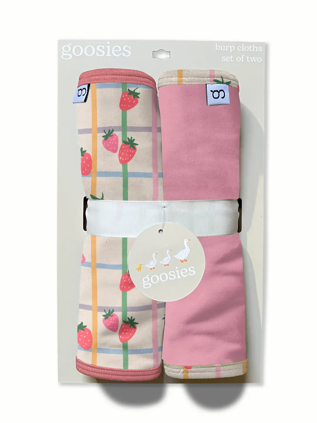 Burp Cloth Set- Berry Patch