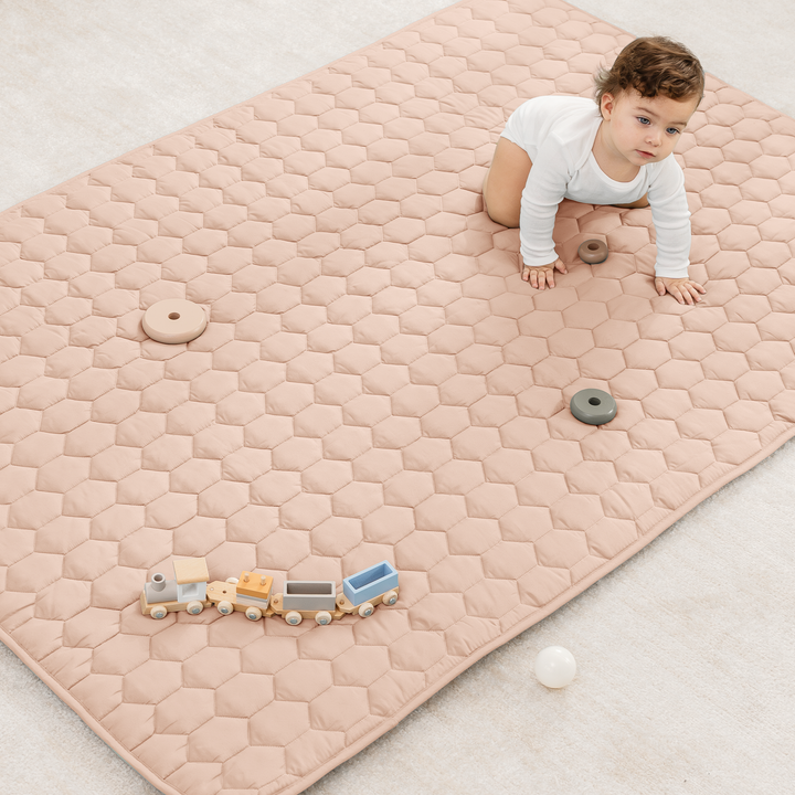 Quilted Baby Mat  Square 56" X 56"