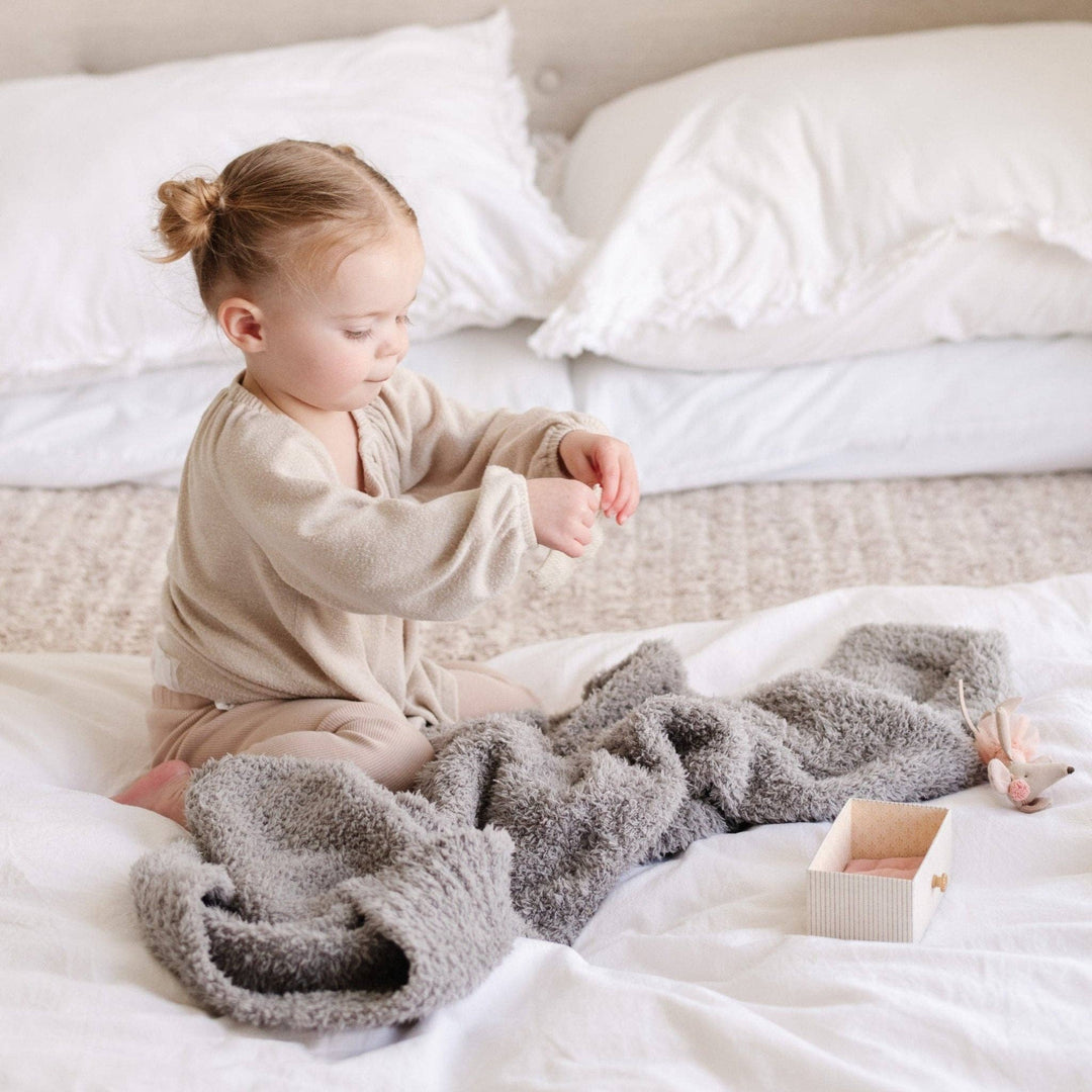 BAMBONI® RECEIVING BLANKETS: Woodrose