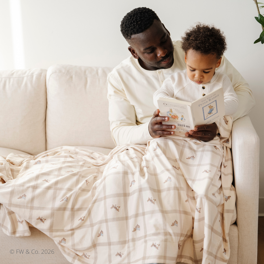 PETER RABBIT™ MINKY STRETCH LUXE BLANKETS: Mini