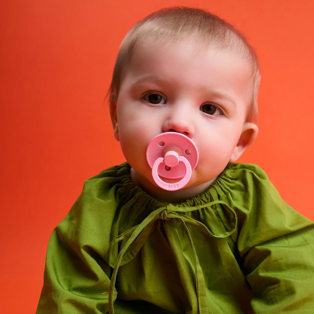 BIBS Pacifier Colour 2 Pack Latex Petal/ Baby Pink