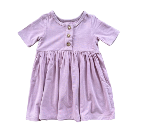 Thistle Short Sleeve Henley Dress