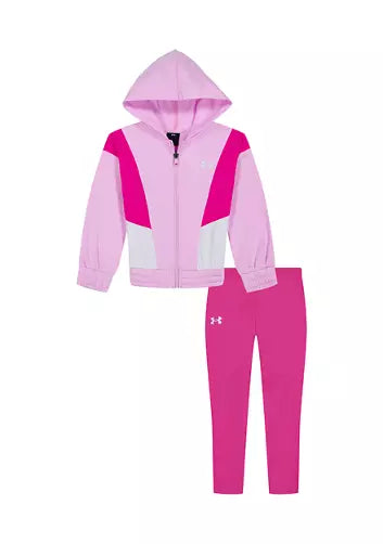 Little Girls' UA Full-Zip Hoodie Set