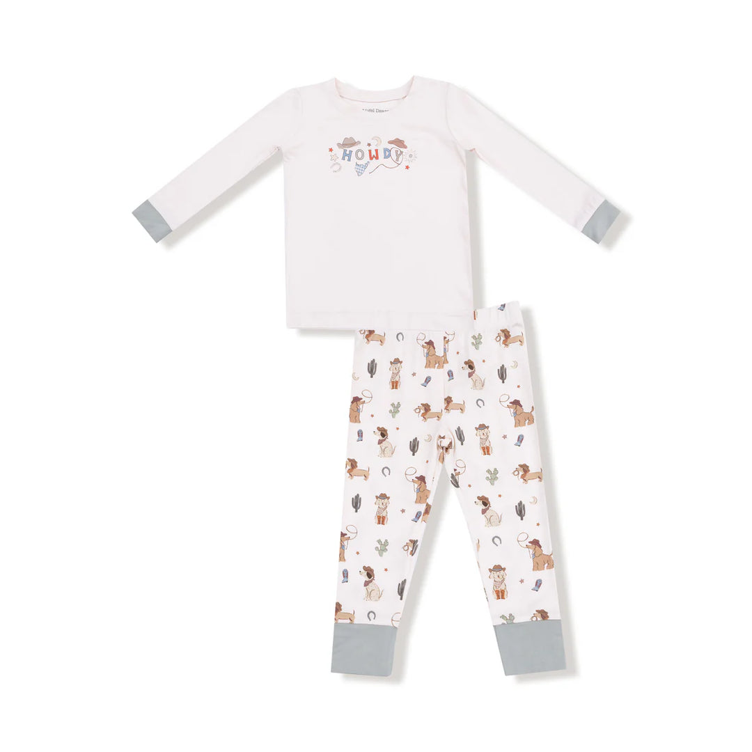 Cowboy Dogs 2 Piece Pajama Set
