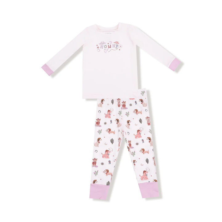 Cowgirl Dogs 2 Piece Pajama Set
