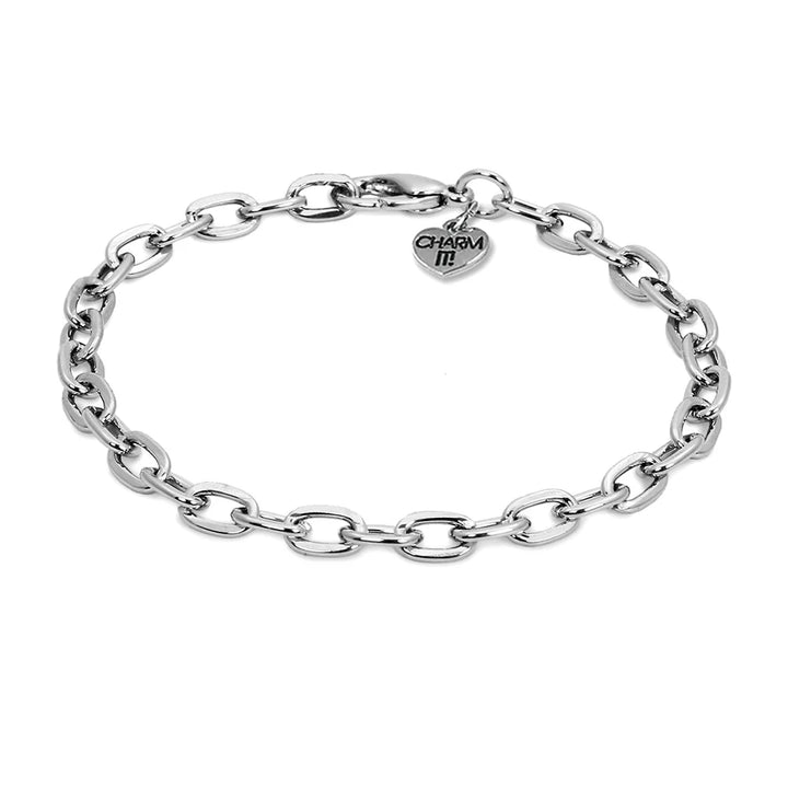 Charm It-Silver chain bracelet