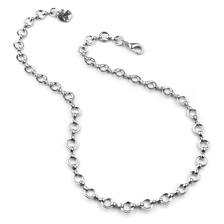 CHARM IT- Silver Chain Chocker